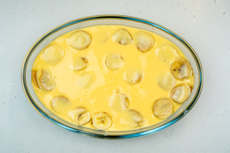 Assembing the pudding