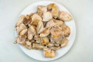 Browned chicken