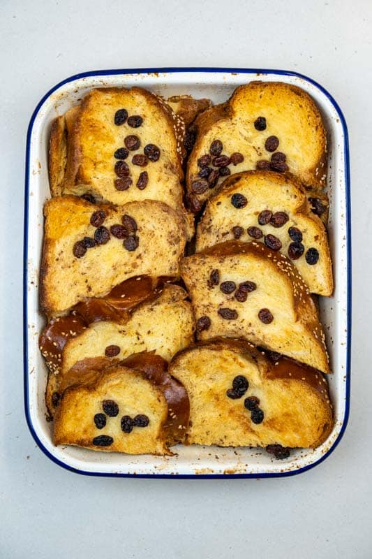 Bread & Butter Pudding (No Cream!)