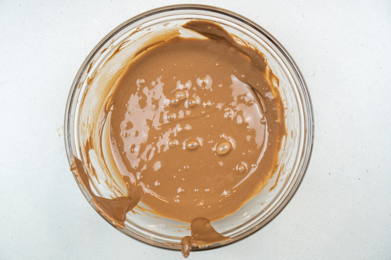 Melted chocolate