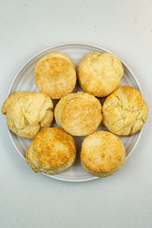 Flaky Biscuits (No Buttermilk!)