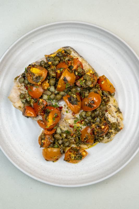 Halibut in Foil