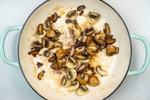 Cooked mushrooms