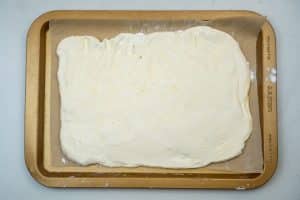 Allowing the nougat to cool