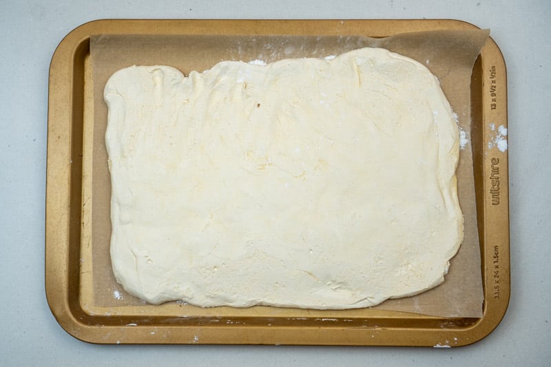 Allowing the nougat to cool