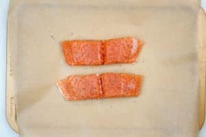 Prep the salmon