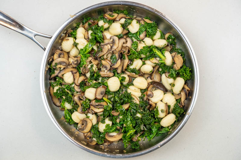 Adding the gnocchi