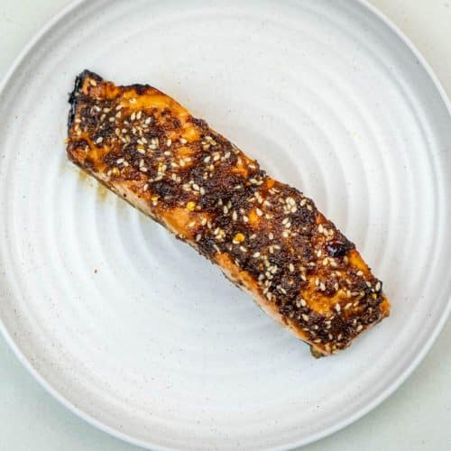 Ginger Soy Salmon with Honey & Sesame