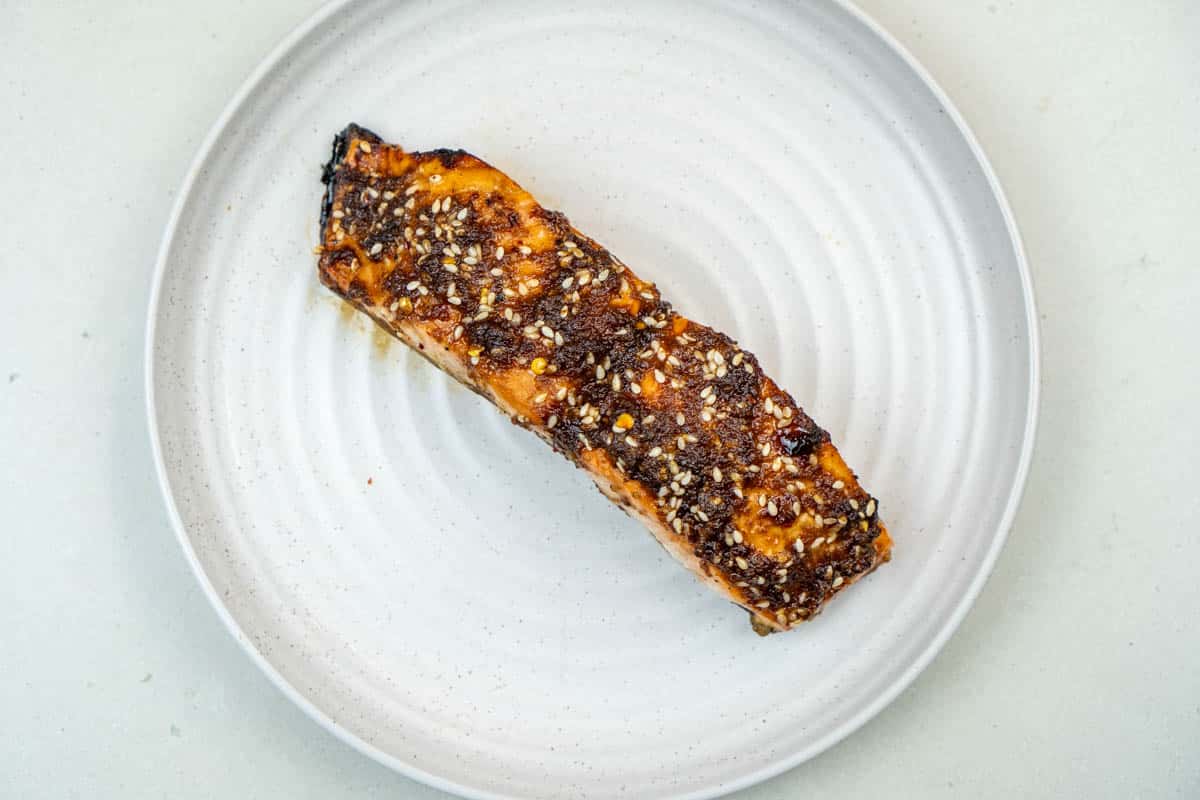 Ginger Soy Salmon with Honey & Sesame